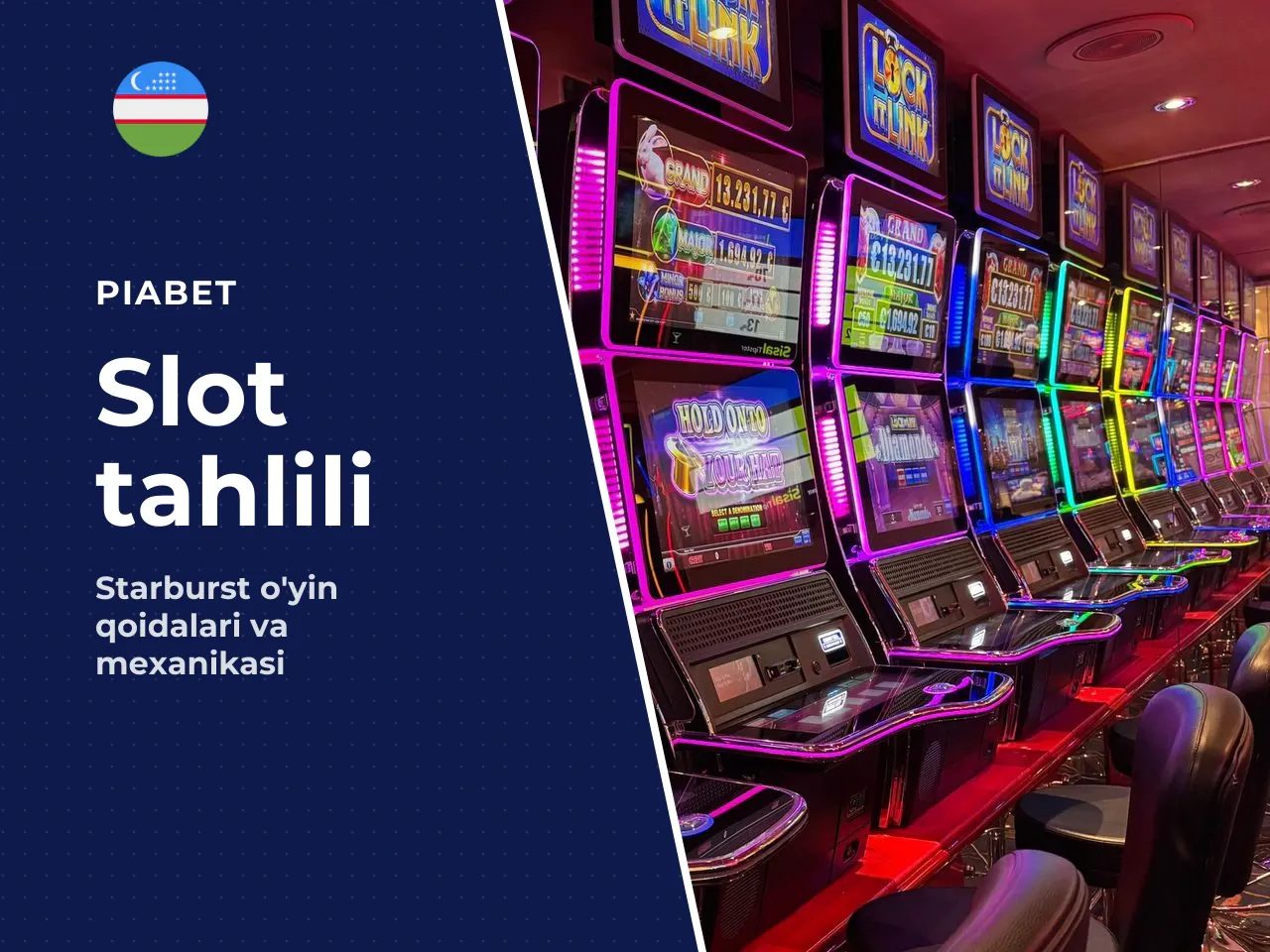 Starburst slot qanday tuzilgan reels, paylines