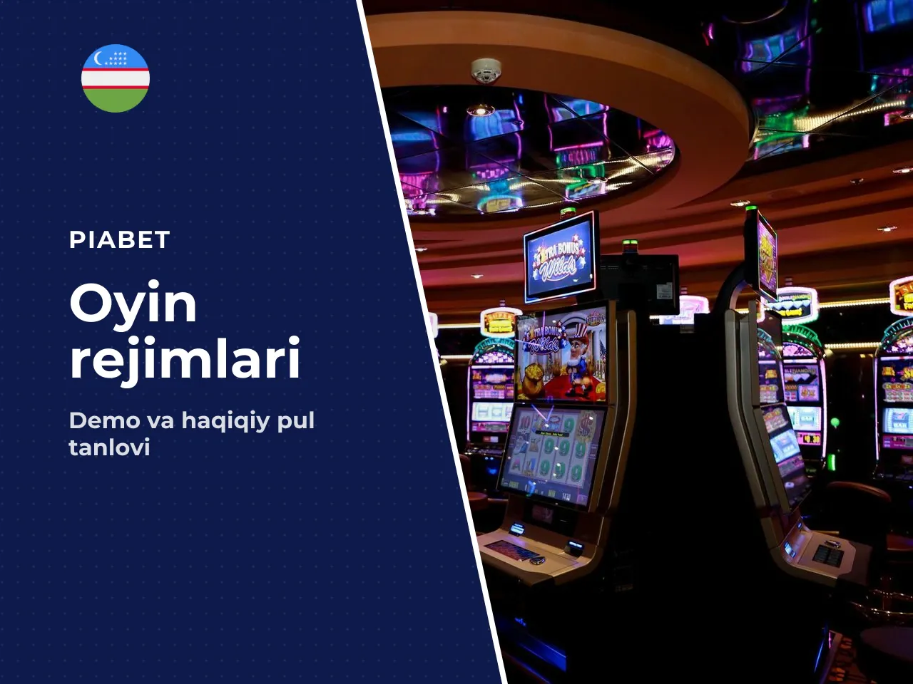 Demo, free va real money qaysi