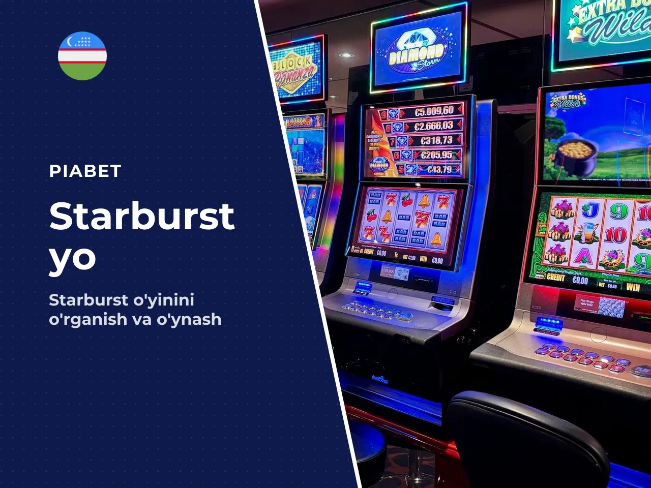 Starburst'ni qanday o'ynash mumkin demo, free