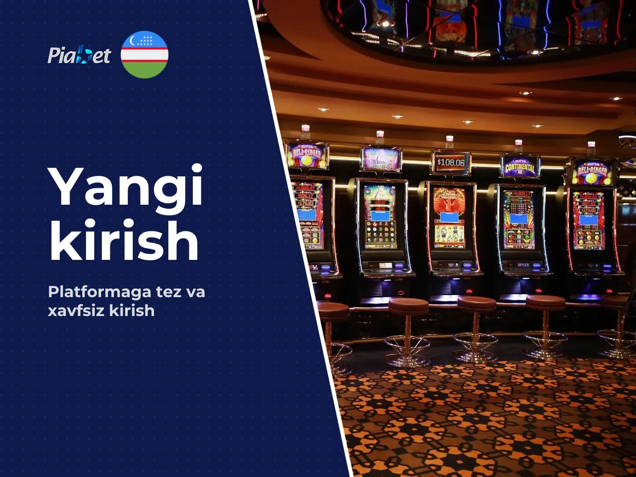 Piabet yangi kirish va manzilning o